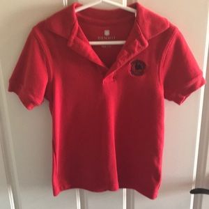 Primrose School Uniform short-sleeve polo- red YXS